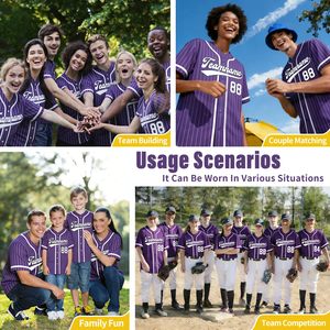 Maillots de baseball professionnels pour hommes, très demandés, respirants et confortables, maillots de baseball pour entraînement, maillot de baseball pour adultes - Product Image 5