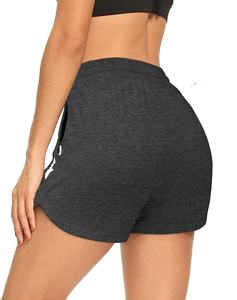 Shorts de sport décontractés pour femmes en tissu doux de haute qualité avec poches et cordon de serrage – Vente en gros - Product Image 3