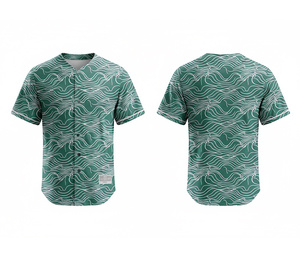 Uniforme de Béisbol Personalizado – Jersey Ligero y de Secado Rápido |   Uniforme de Béisbol para Equipo con Logotipo y Números Personalizados |   Poliéster Transpirable - Product Image 2