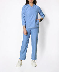 Unisex Nursing Scrubs Sets Hospital Scrub Cleaning <b>Nurse</b> Uniform Fit Wholesale Greys Anatomy Spandex Medical Scrubs Uniforms - Product Image 6