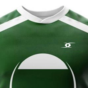 Conjunto de Camiseta de Rugby Sublimada Personalizada para Adultos, Unisex, Manga Corta, Ajustada, Absorbe la Humedad, Secado Rápido, 100% Poliéster, Negra, Deportiva - Product Image 4