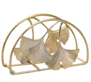 Smooth Edge Metal Napkin Stand Organizer Feature Durable Handmade Design for <b>Dining</b> <b>Table</b> Kitchen Home Office Restaurant Use - Product Image 1