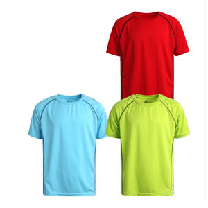 T-shirt personnalisé 100 % coton pour enfants, coupe décontractée grande taille, nouveau design tendance, col rond, coton doux uni, t-shirt homme - Product Image 1