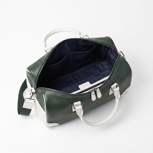 Bolsos de Lona de Cuero con Múltiples Compartimentos, Bolsos Deportivos de Cuero de Moda con Asas Superiores y Correa de Hombro Ajustable - Product Image 2