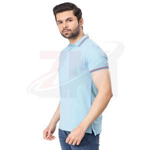 Chemises polo en tissu piqué 100% coton pour hommes, vêtements décontractés, manches courtes, impression de logo personnalisée - Product Image 3