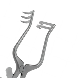 Rétracteur Weitlaner Premium en acier inoxydable de qualité chirurgicale, à pointes aiguisées et émoussées, auto-serrant pour la gestion des plaies - Product Image 2