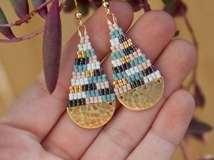 Factory Price Cute Watermelon Beaded <b>Drop</b> Earrings Women's Silver Plated Fashion Jewelry Acrylic Resin Fruit Pattern Style By UO - Product Image 2