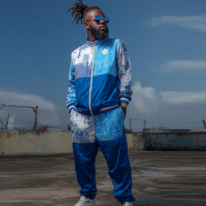OEM Sublimation <b>Polyester</b> <b>Tracksuit</b> Men Zipper Sublimation Jacket Sweatpants Winter Jogger Sublimated <b>Tracksuits</b> Men's - Product Image 4