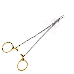 Porte-aiguilles chirurgical manuel Debakey Jameson en acier inoxydable demi-or pour procédures médicales de précision - Product Image 4