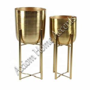 Axiom Home Accents Maceta de cerámica moderna para plantas pequeñas y suculentas Decoración elegante para el hogar y accesorio de jardín - Product Image 2