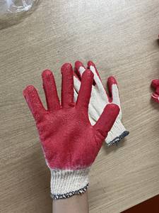 Gants de travail en latex caoutchouté vietnamien, anti-coupure, antidérapants, semi-enduits, réutilisables, en coton, pour la protection du jardin - Product Image 3