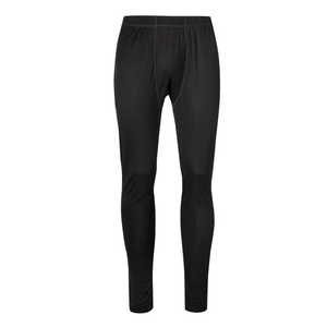 <b>Men's</b> Orange <b>Black</b> Color Blocking <b>Turtleneck</b> Long Sleeve Compression Top And Pants Quick Dry Spandex Polyester Kit All Seasons - Product Image 3