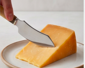 <b>Set</b> Of 2 <b>Cheese</b> <b>Knives</b> With Wooden Handles Stainless Steel Blades Durable Kitchen Tools For <b>Cheese</b> Serving And Hotel Serving - Product Image 5