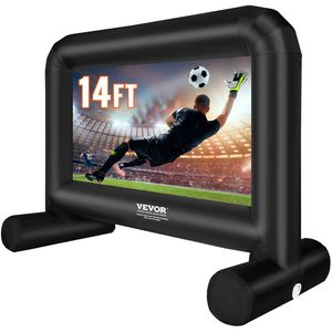 Pantalla Inflable para Cine de 14 Pies con Bolsa de Transporte, Pantalla de Proyección Frontal/Trasera para Uso en Exteriores con Ventilador - Product Image 1