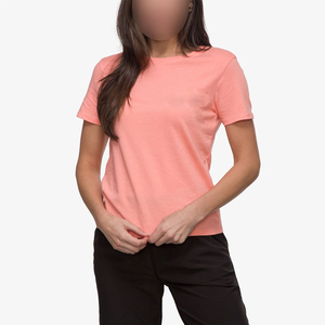 T-shirts pour femmes de qualité supérieure, sur mesure, respirants, service OEM, prix de gros, t-shirts décontractés à manches courtes, tendance - Product Image 1