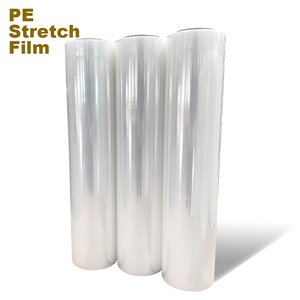 Meilleur prix, film étirable en PE souple de 12 pouces (30-50 cm) pour l'emballage, film étirable coloré LLDPE pour l'emballage, provenant du fabricant - Product Image 1