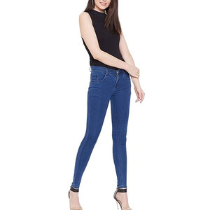 Jean pour femme, coupe classique, taille mi-haute, 100% coton, confortable, respirant, décontracté, nouveau design tendance, prix raisonnable - Product Image 5