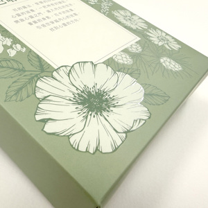 Flower Remedies Bookmark Set Multi-Layer Design Coated Paper Four-Color Printed Elegant Spot Gloss Self-Erecting Gift <b>Box</b> for - Product Image 1