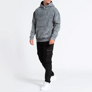 Nueva Sudadera con Capucha de Invierno para Hombre, Estilo Vintage, con Lavado Ácido, Bordada, 420 g/m², 100% Algodón, Superventas - Product Image 4