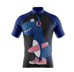 Maillot de cyclisme à manches courtes pour hommes, haut de cyclisme sur route, vêtements de sport, tenue de cyclisme en équipe - Product Image 4