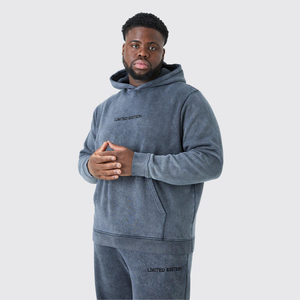 Conjuntos Deportivos con Capucha y Cremallera Grises para Hombre, para Correr, con Logotipo Personalizado, Tallas Grandes, Transpirables, de Secado Rápido, a Precios de Mayoreo - Product Image 2