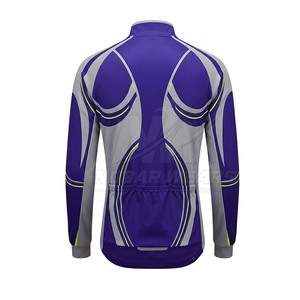 Lightweight <b>Cycling</b> <b>Jacket</b> With Full Zip Closure Wind Resistant Fabric Breathable Side Panels <b>Reflective</b> Details And Active Fit - Product Image 3