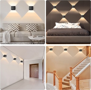 Lámpara de Pared Recargable USB de Aluminio con Sensor de Movimiento para Dormitorio, Sala de Estar, Escaleras, Pasillo, Lámpara de Pared Inalámbrica con Batería para Interiores - Product Image 6