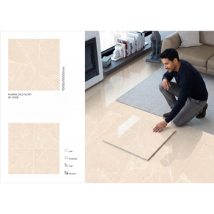 Carreaux de sol en porcelaine antibactériens brillants et émaillés Vistaar Alecia Crema Grey 1000x1000mm 12mm d'épaisseur pour piscine - Product Image 5