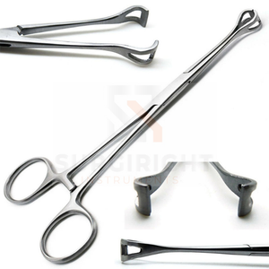 Dental Surgical Tweezers Towel Clamp Forceps 9/11/14/16cm Pointed Pliers Steel Orthopedics Instruments By <b>Blush</b> Surgical - Product Image 5