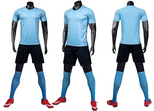 Ensemble d'uniformes de football personnalisables de haute qualité, respirants et légers pour adultes unisexes - Product Image 2