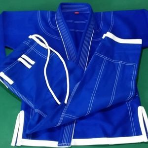 Uniforme de Jiu-Jitsu vert en coton unisexe, vêtements d'arts martiaux, équipement d'entraînement durable - Product Image 2