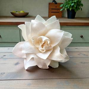 Flores de Madera de Sola (Lotus) de 8-8.5 CM, Varilla de Fibra Vegetal de Sesbania, Aromaterapia Hecha a Mano - Product Image 5