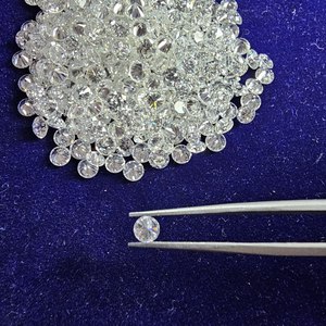 HPHT Lab Grown Filled Brilliant Diamonds 0.076ct 0.082ct F VVS VS Excellent Cut Melease Sieve Wholesale R&K GEMS Certified - Product Image 1