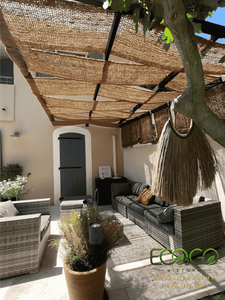 Pérgola de Tamaño Personalizado con Toldo de Fibra de Coco y Ganchos de Acero, Toldo Transpirable de Fibra de Coco para Patio y Terraza Eco2go Vietnam - Product Image 2