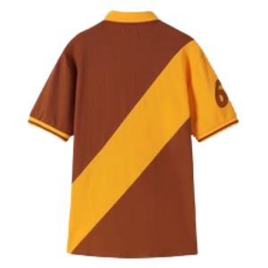 Polo Iota Premium 63 Marron Doré – Vêtement Grec Élégant pour Fraternité – Coupe Classique Décontractée - Product Image 2