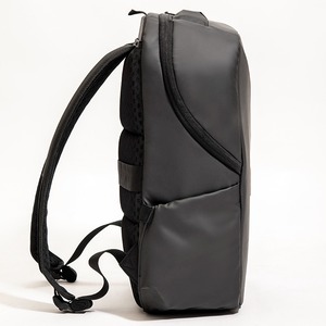 Classic <b>Black</b> Leather Business <b>Backpack</b> Large Capacity Laptop <b>Backpack</b> Waterproof Durable <b>Backpack</b> - Product Image 2