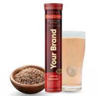 Tabletas Efervescentes de Vitamina C, B12 y Minerales Sin Azúcar para Adultos, Marca Propia/OEM, con Sabor a Jeera Masala, Paquete de 20 Tabletas