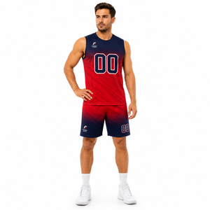 Ensemble Maillot et Short de Football Américain 7v7 Personnalisé par Sublimation, Sans Manches, pour Entraînement d'Équipe, Séchage Rapide, Tenue de Sport - Product Image 3