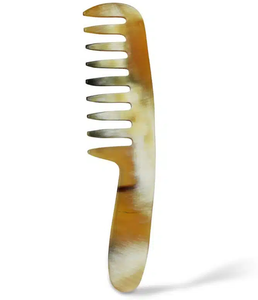 Peines de cuerno de búfalo directamente de la India, peines para el cabello antiestáticos de cuerno de buey, peines de cuerno para exportación a precio económico. - Product Image 3