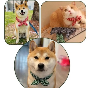 1 unidad de corbata tipo collar para perro, estilo lindo, pañuelo para mascotas, tamaño ajustable, corbata de lazo para perro y gato, accesorios de aseo para mascotas, artículo de aseo para perros - Product Image 5