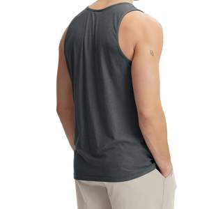 Débardeur d'été personnalisé pour hommes, sans manches, de haute qualité, pour la course, le fitness, la gym, en coton, séchage rapide, respirant, OEM ODM - Product Image 3