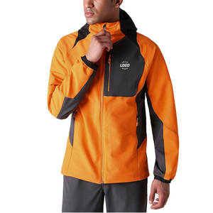 Custom Men's Puffer <b>Jacket</b> Zipper Closure <b>Waterproof</b> Windproof Hooded Running Hiking Outdoor Quick Dry Breathable ODM - Product Image 1