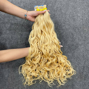 ผมแท้เวียดนามแบบขายส่งจำนวนมาก สีออมเบร ผมต่อแบบธรรมชาติ เกรดเรมี่  แบบลอนธรรมชาติ - Product Image 1