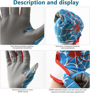 Guantes de Bateo de Béisbol y Sóftbol de Diseño Profesional, Ideales para Niños, Ligeros, Duraderos, con Protección en la Palma - Product Image 4