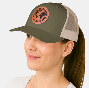 Gorra Trucker de Malla con Parche de Cuero Estilo Vintage, Venta al por Mayor en Europa, Compra a Granel - Product Image 5