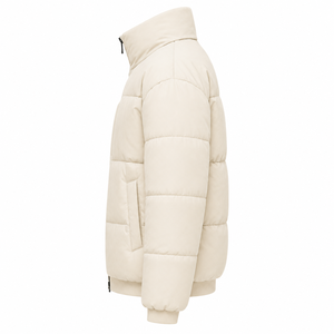Veste matelassée pour homme OEM, impression personnalisée, manteau d'hiver rembourré, col haut, poignets côtelés, marque privée, fabricant en gros - Product Image 2