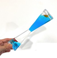 Minuterie de mouvement liquide colorée-jouet éducatif d'autisme sensoriel pour l'outil d'apprentissage de soulagement du stress