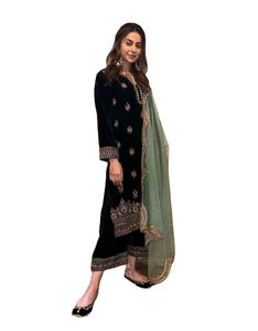 ชุดสูทผ้ากำมะหยี่ปักเรียงตามลำดับสำหรับนักออกแบบล่าสุด - Product Image 1