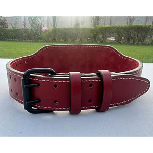 Leather Heavy Duty Strong <b>Weight</b> <b>Lifting</b> <b>Belt</b> Customized Logo Printed Non-Slip Gym Training <b>Belts</b> High Quality Powerlifting - Product Image 4