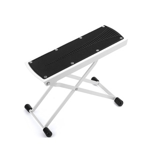 Repose-pieds de guitare 5Core, réglable en hauteur, pliable, repose-jambes classique - Product Image 1